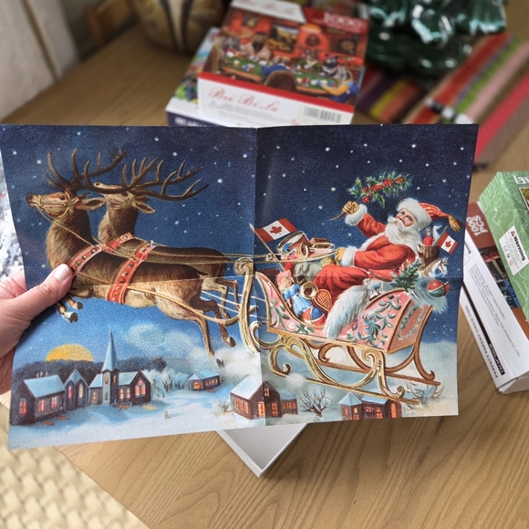 1000 Piece Jigsaw Puzzle Santa Claus  In Canada - Picture 4 of 4